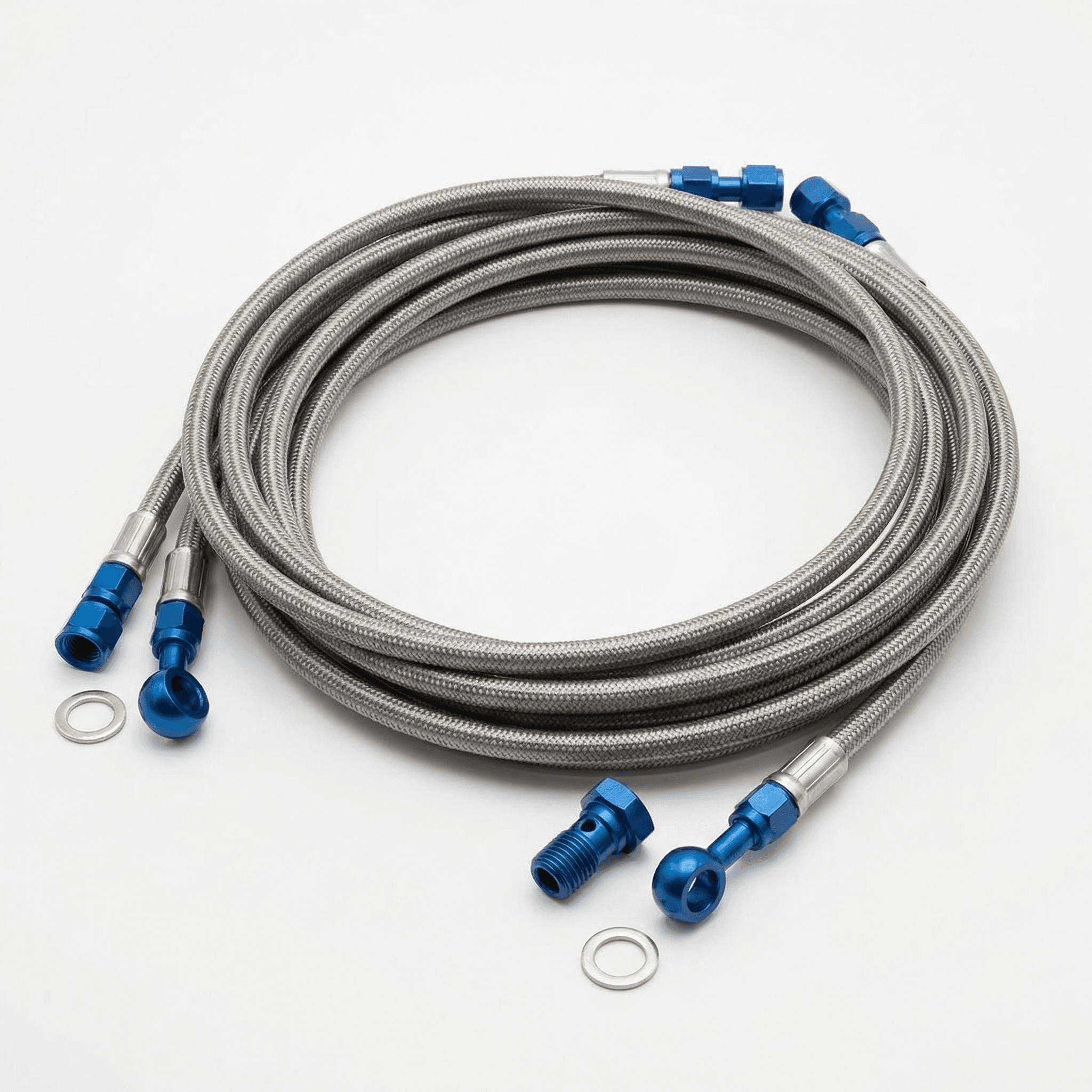 ABS-Compatible Steel Brake Line Replacement Set
