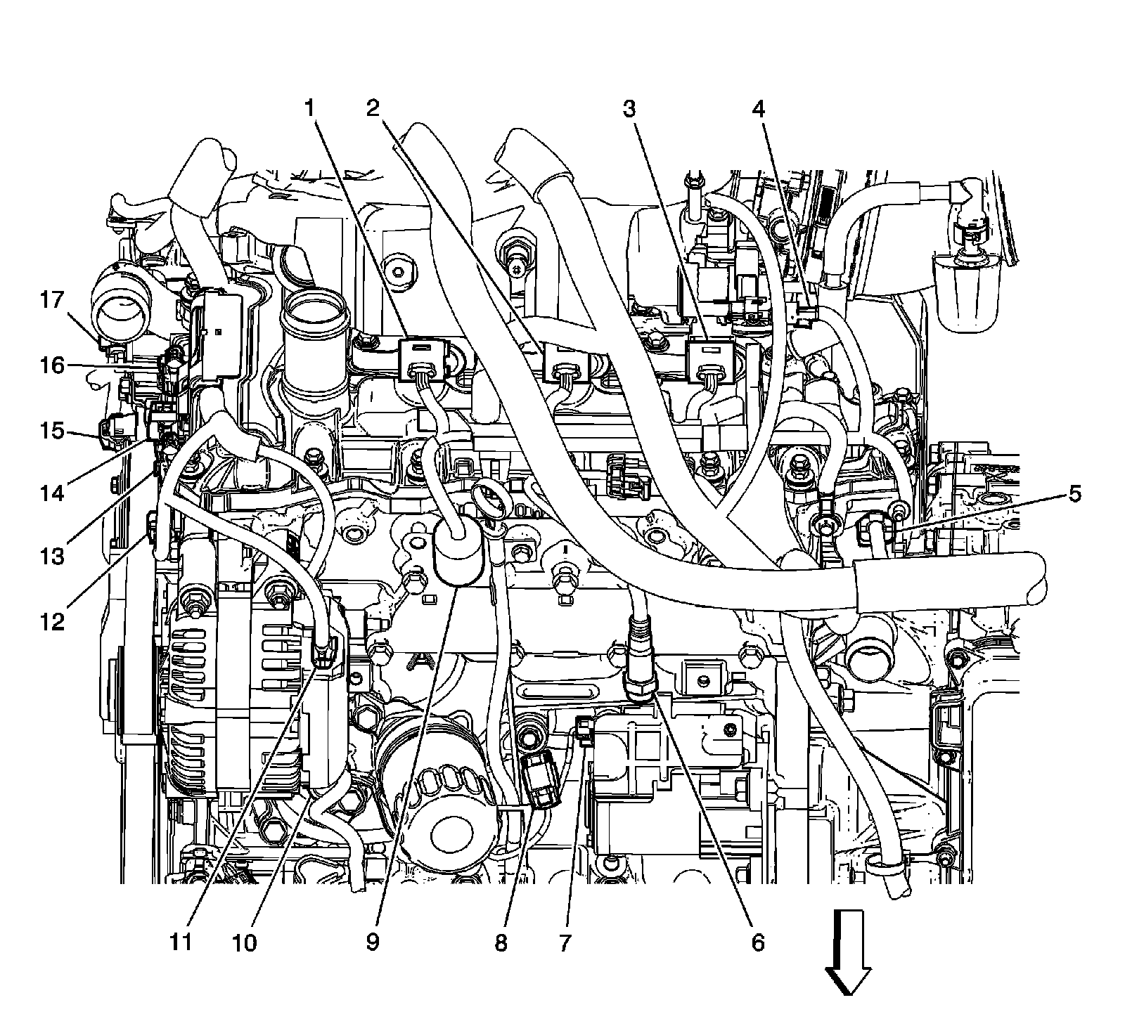 Factory diagram — Camshaft Position Sensor
