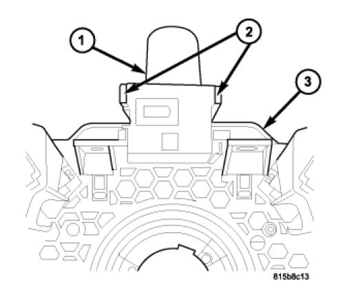 Factory diagram — Hazard Warning Switch