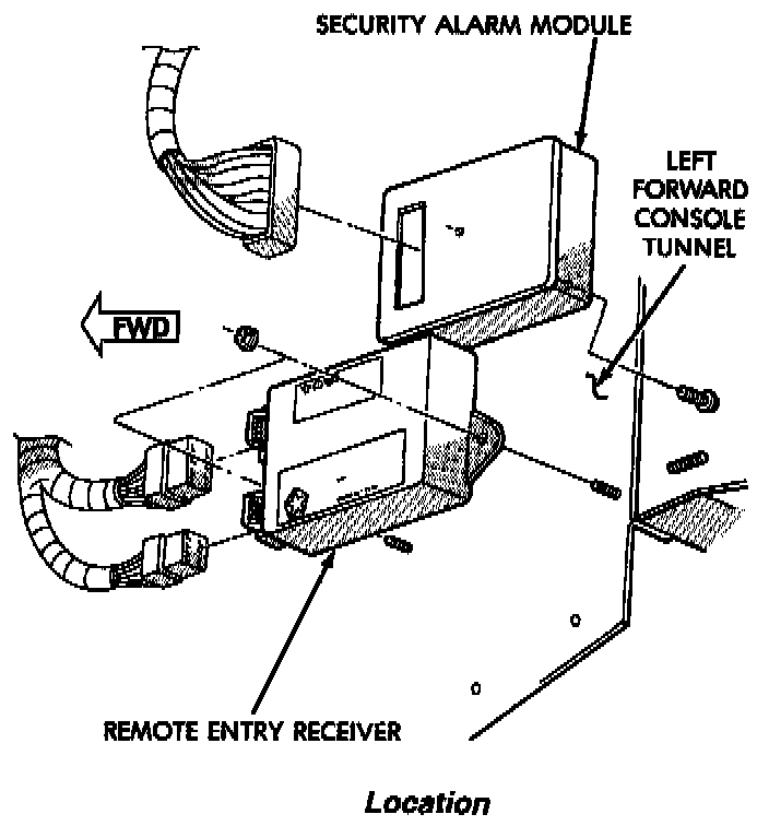 Factory diagram — Keyless Entry Receiver