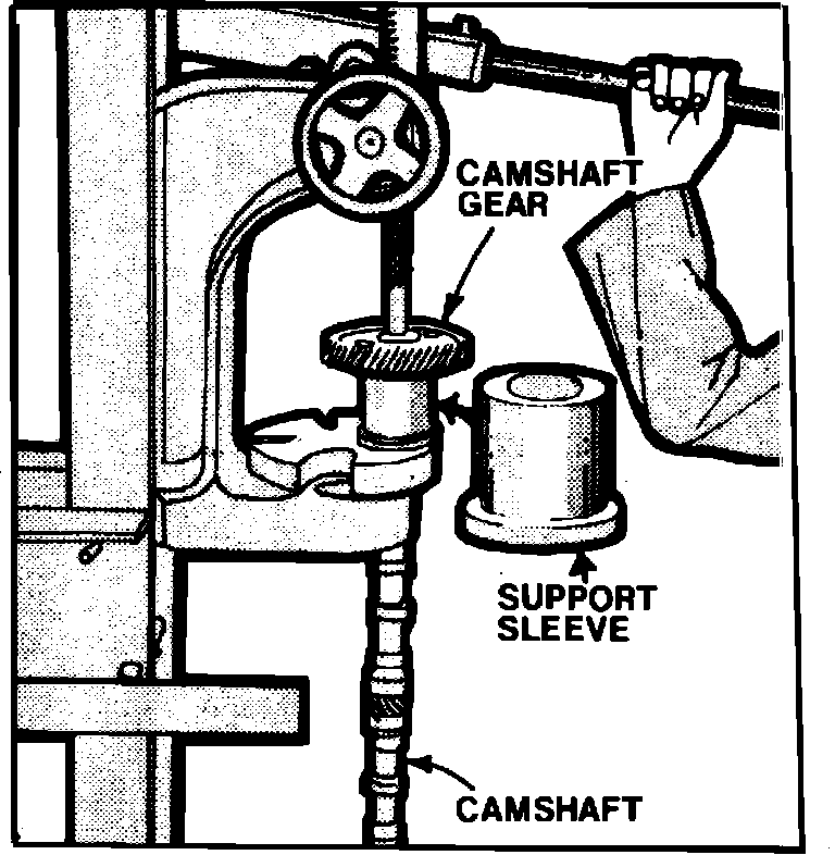 Factory diagram — Camshaft Gear/Sprocket