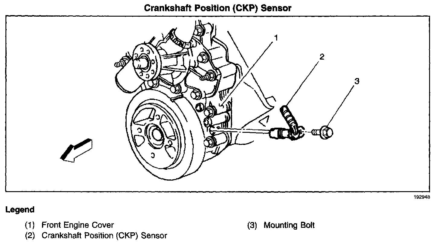 Factory diagram — Crankshaft Position Sensor