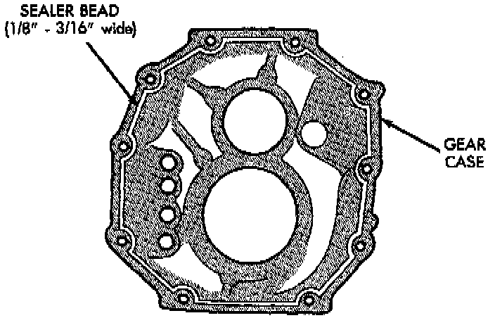 Factory diagram — Adapter/Extension Housing and Front Bearing Retainer