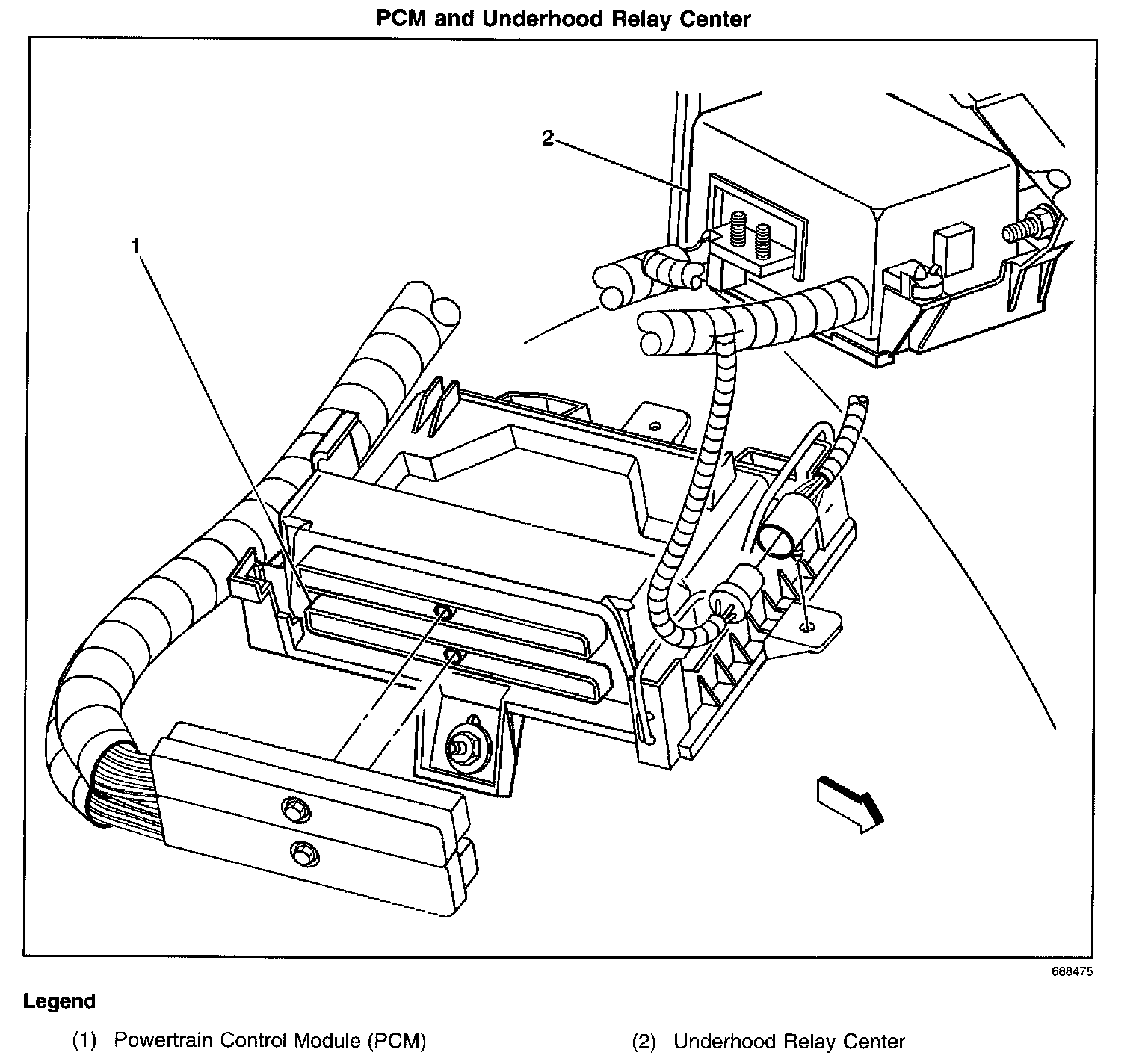 Factory diagram — Fuel Pump Relay
