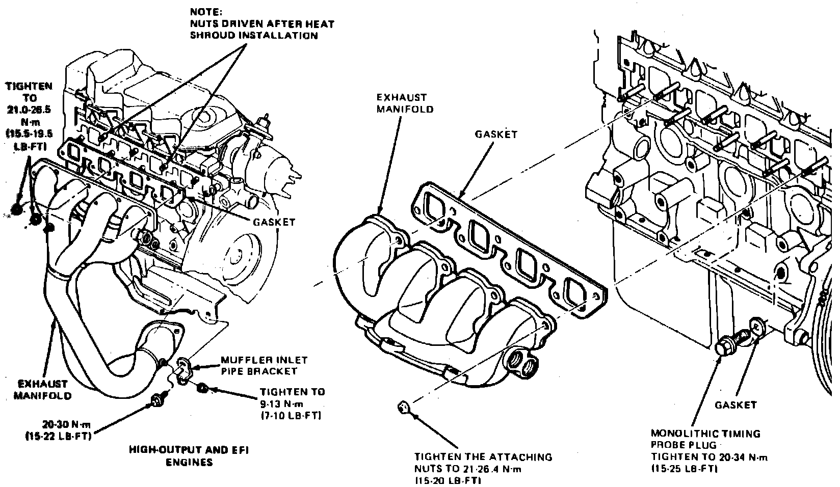Factory diagram — Exhaust Manifold