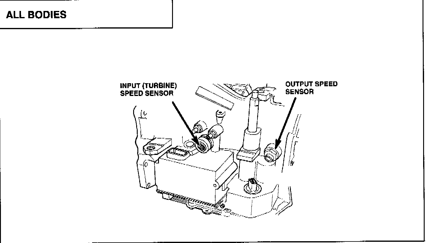 Factory diagram — Transmission Speed Sensor