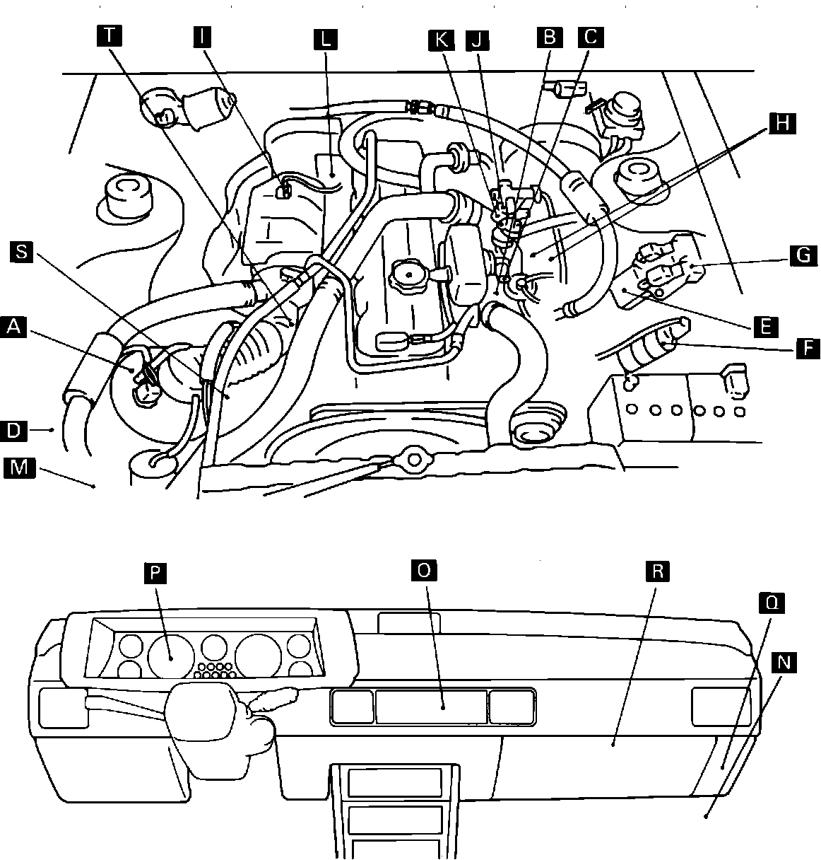 Factory diagram — Neutral Safety Switch