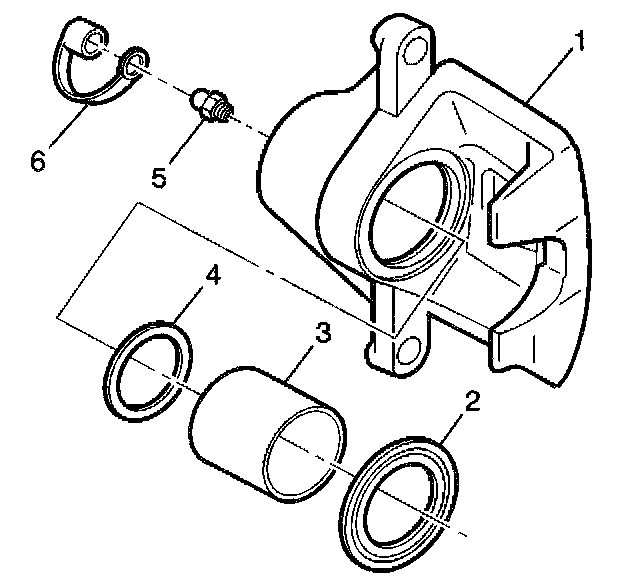 Factory diagram — Brake Caliper
