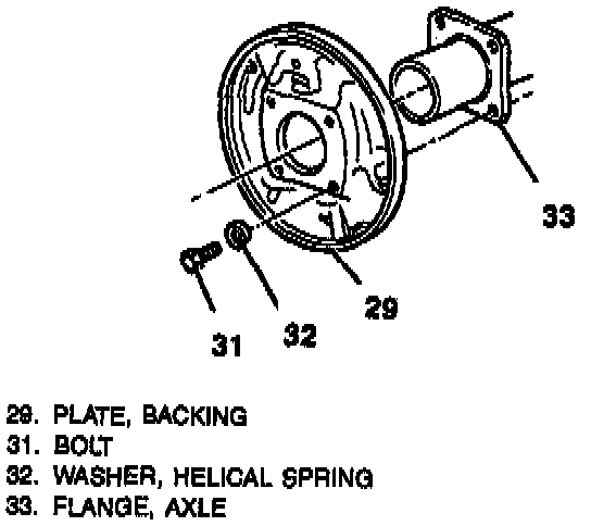 Factory diagram — Backing Plate