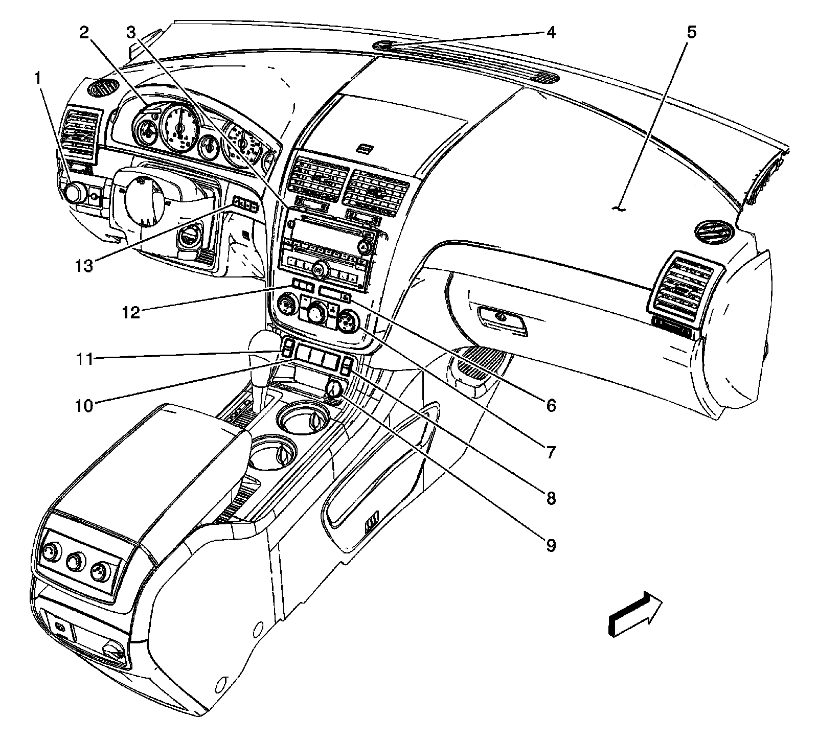 Factory diagram — Seat Temperature Switch