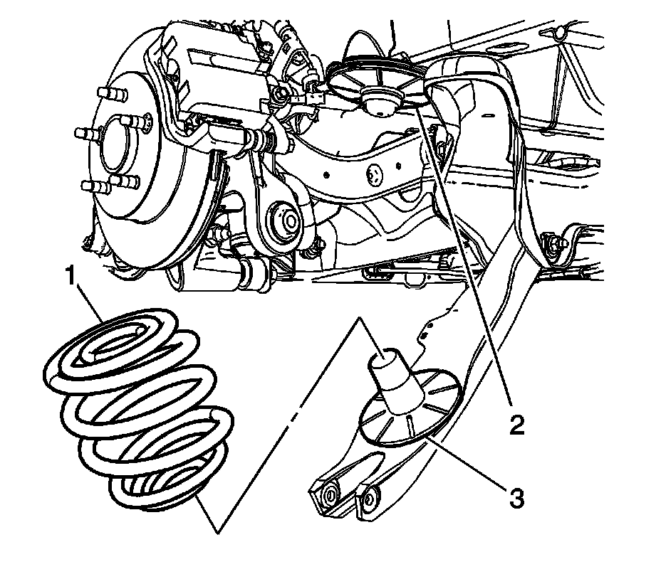 Factory diagram — Rear Suspension Coil Spring