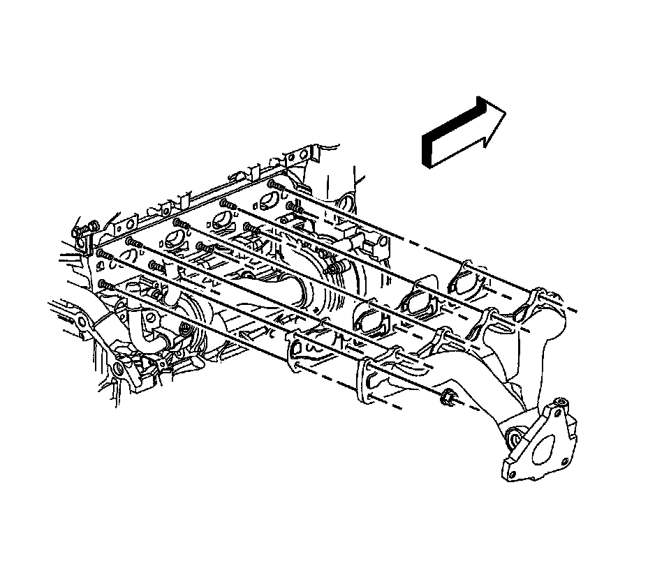 Factory diagram — Exhaust Manifold