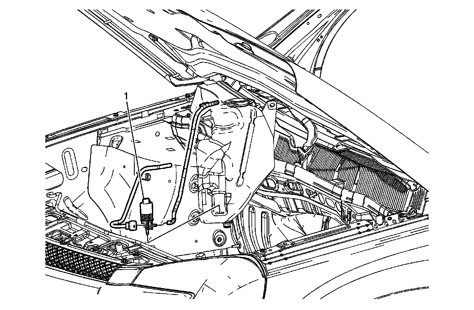 Factory diagram — Windshield Washer Pump
