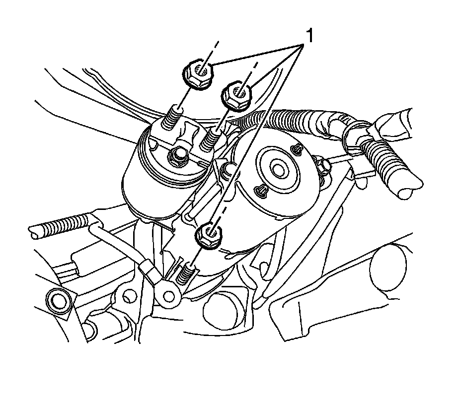 Factory diagram — Starter Motor