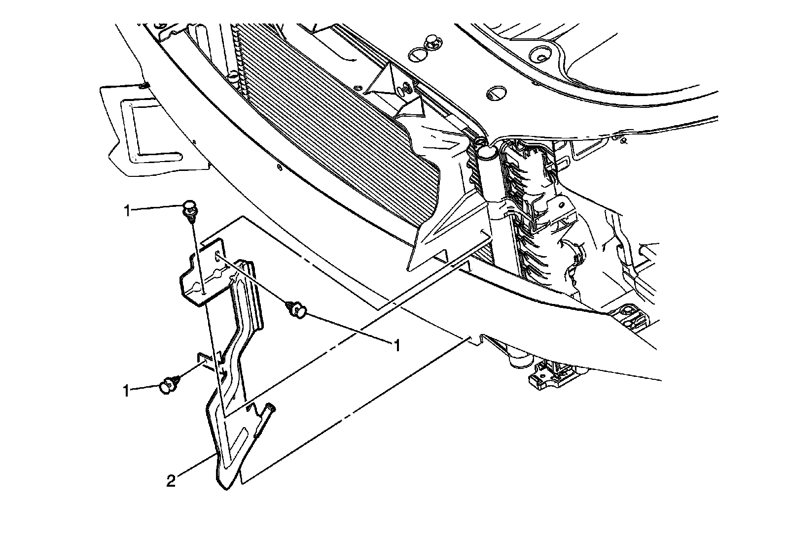 Factory diagram — Radiator