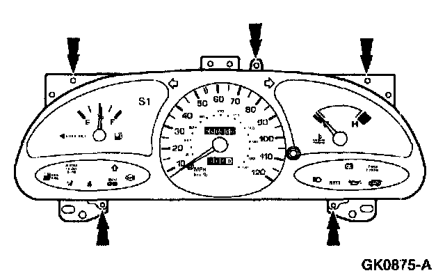 Factory diagram — Temperature Gauge