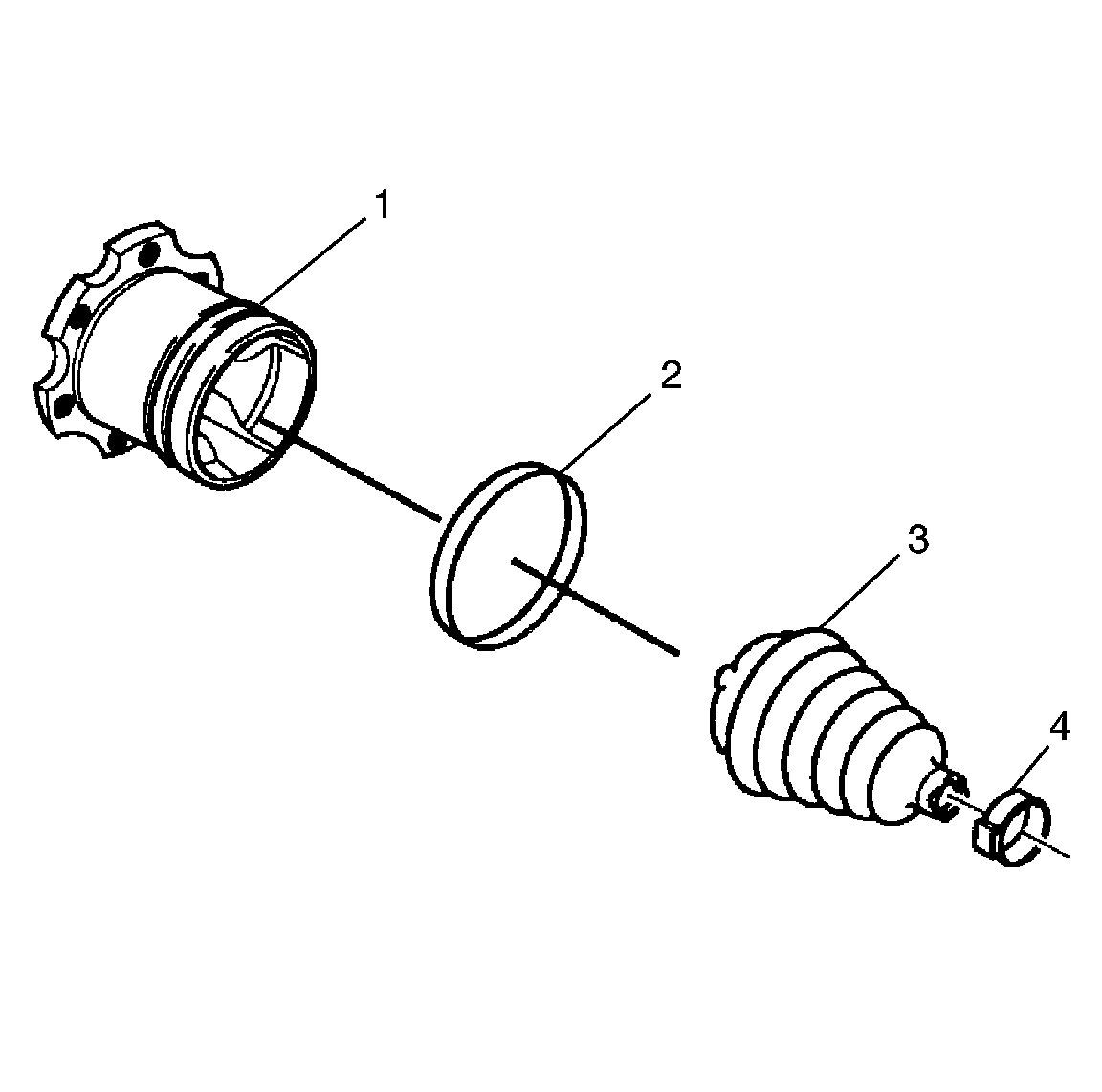 Factory diagram — Constant Velocity Joint Boot