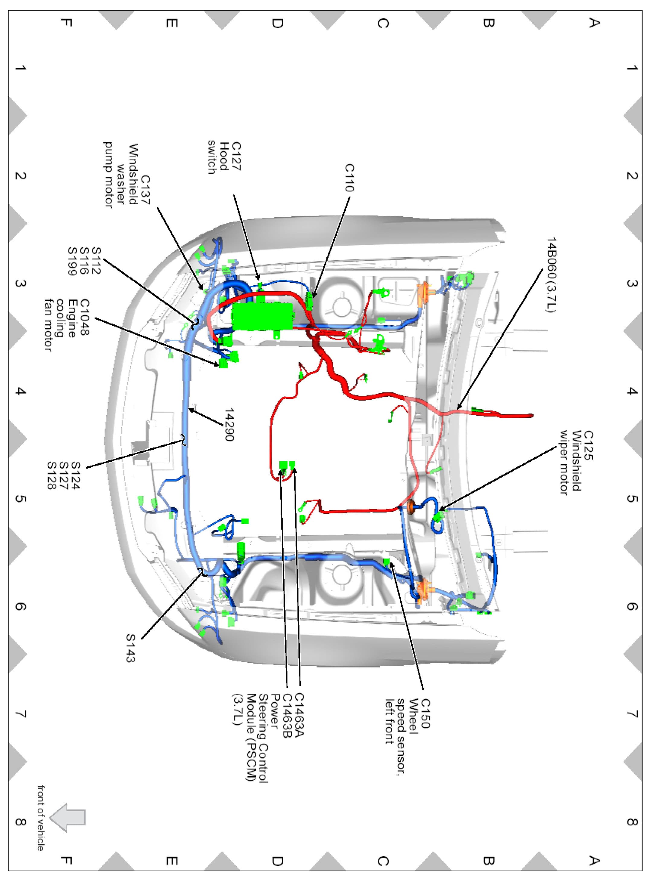 Factory diagram — Wheel Speed Sensor