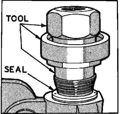 Factory diagram — Power Steering Gear Service
