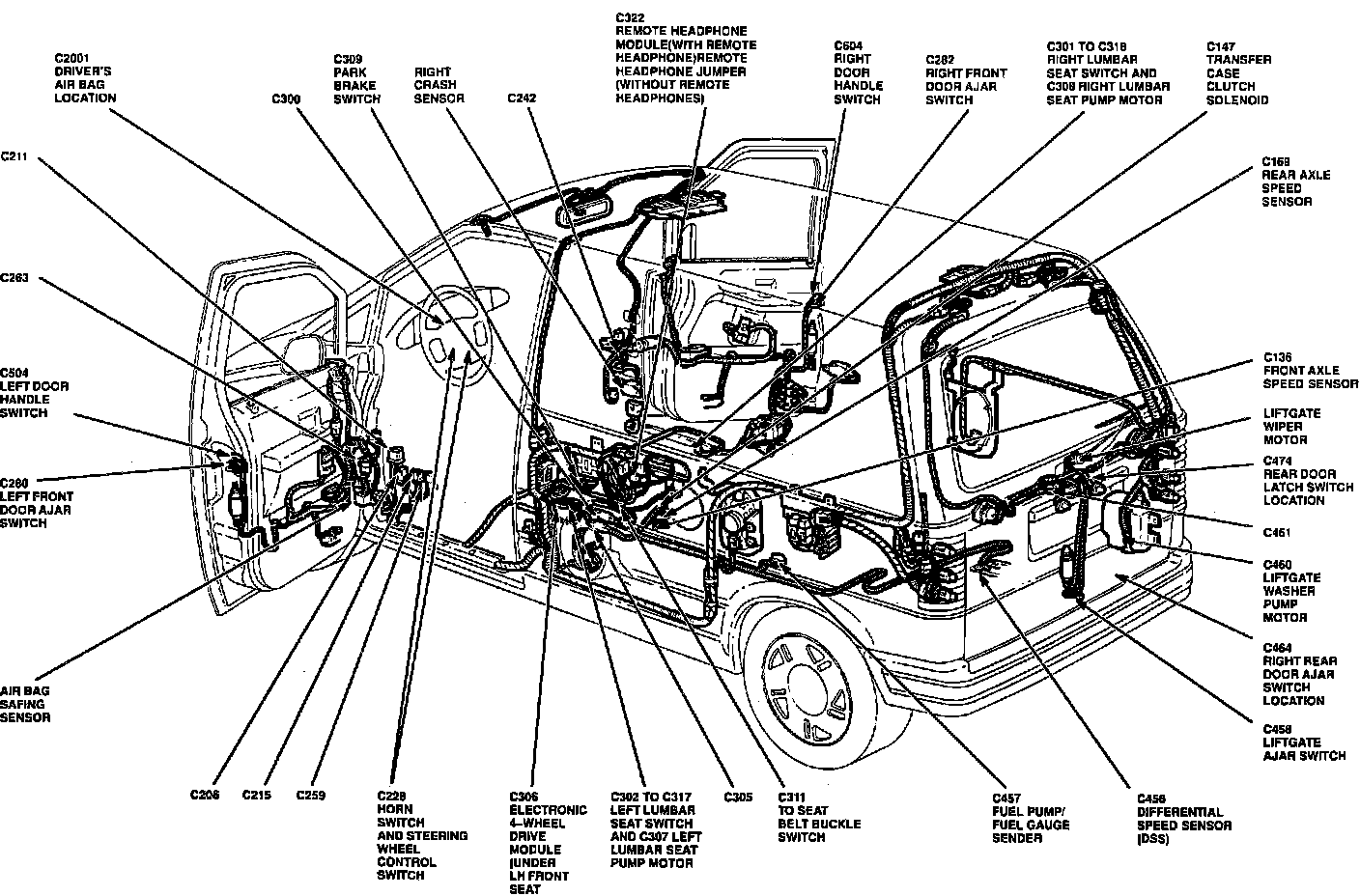Factory diagram — Power Door Lock Actuator