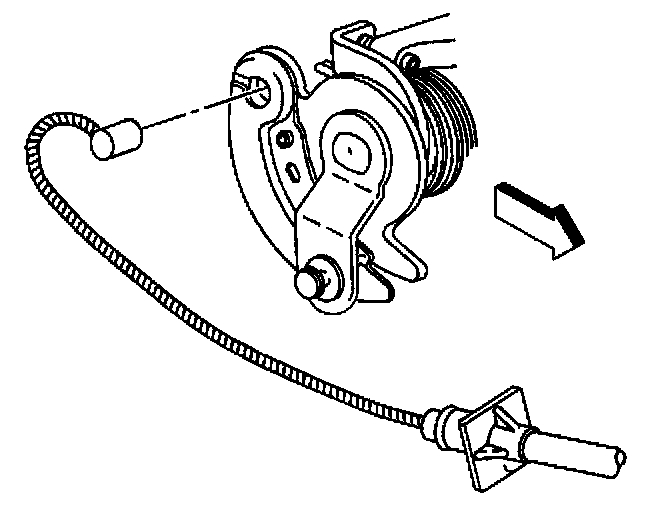 Factory diagram — Throttle Cable/Linkage