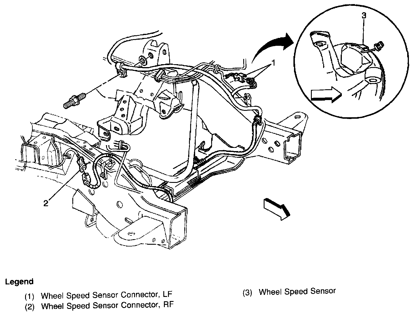 Factory diagram — Wheel Speed Sensor