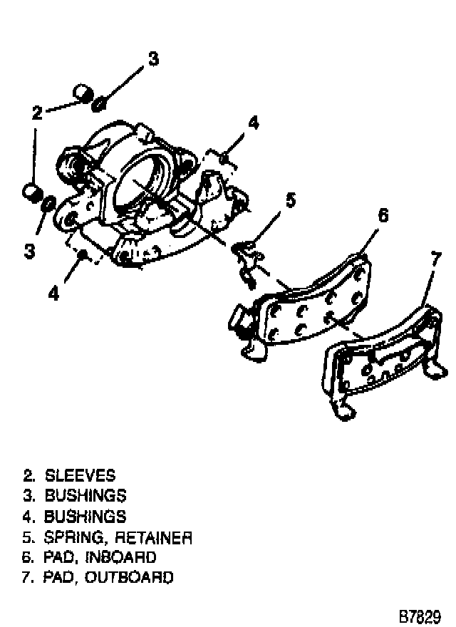 Factory diagram — Brake Pad