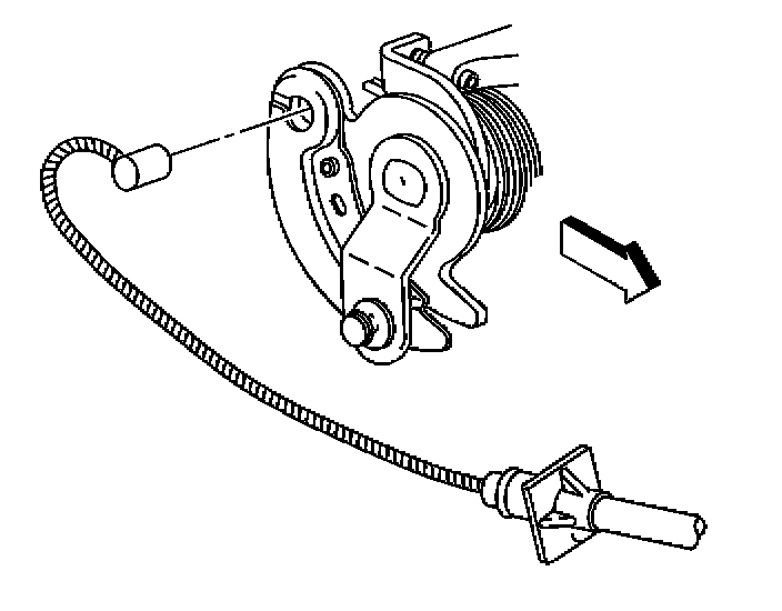Factory diagram — Throttle Cable/Linkage