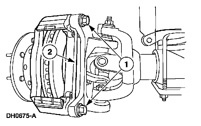 Factory diagram — Brake Caliper