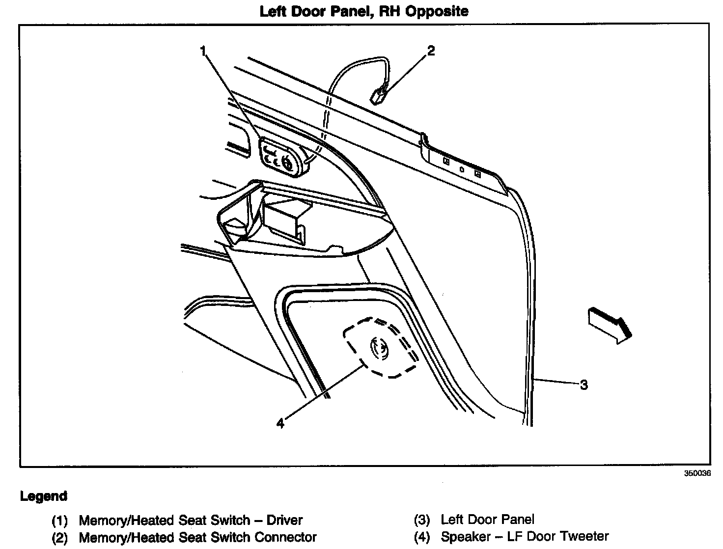 Factory diagram — Seat Temperature Switch