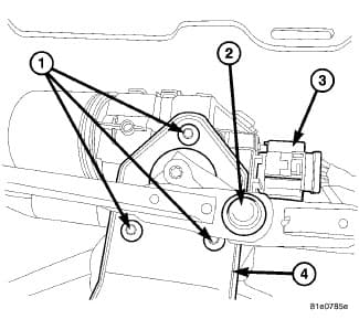 Factory diagram — Wiper Motor