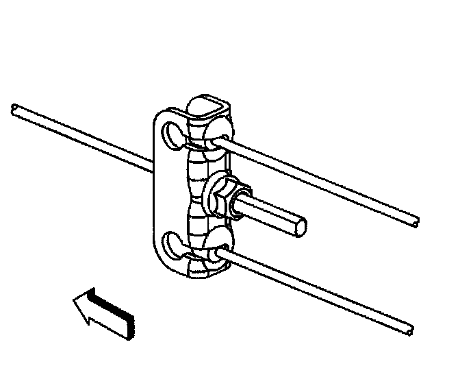 Factory diagram — Parking Brake Cable