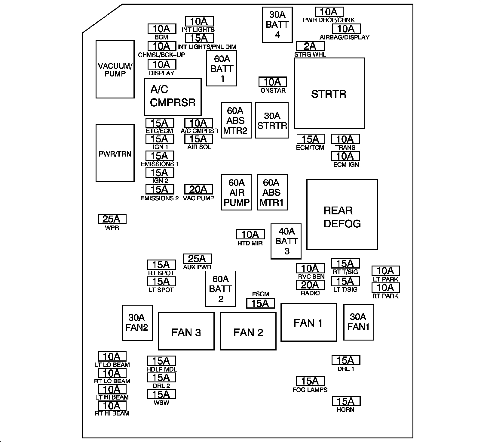 Factory diagram — Fog/Driving Lamp Relay