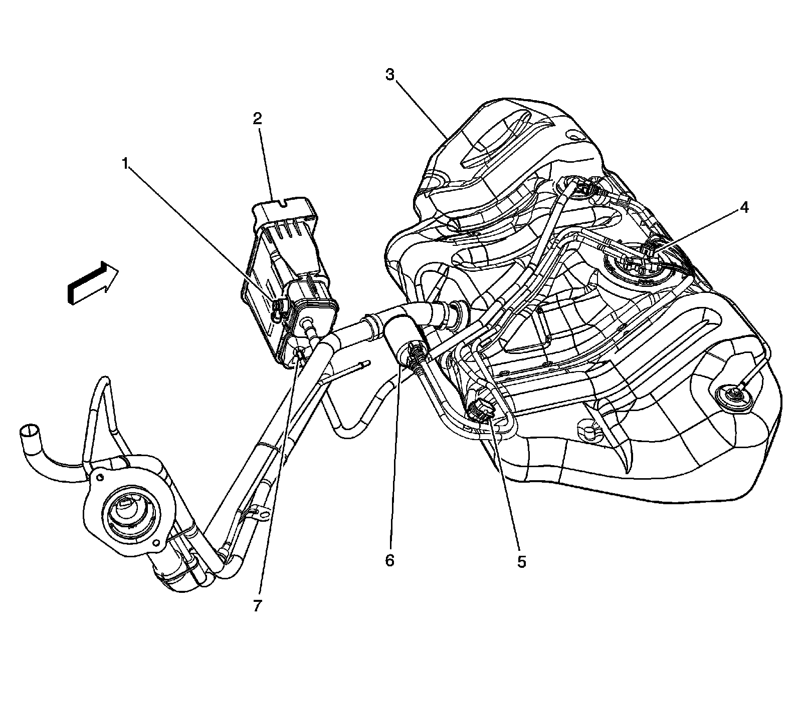 Factory diagram — Canister Vent Valve