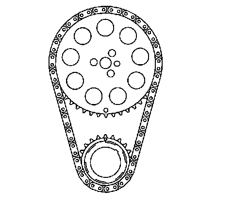 Factory diagram — Timing Component Alignment Marks