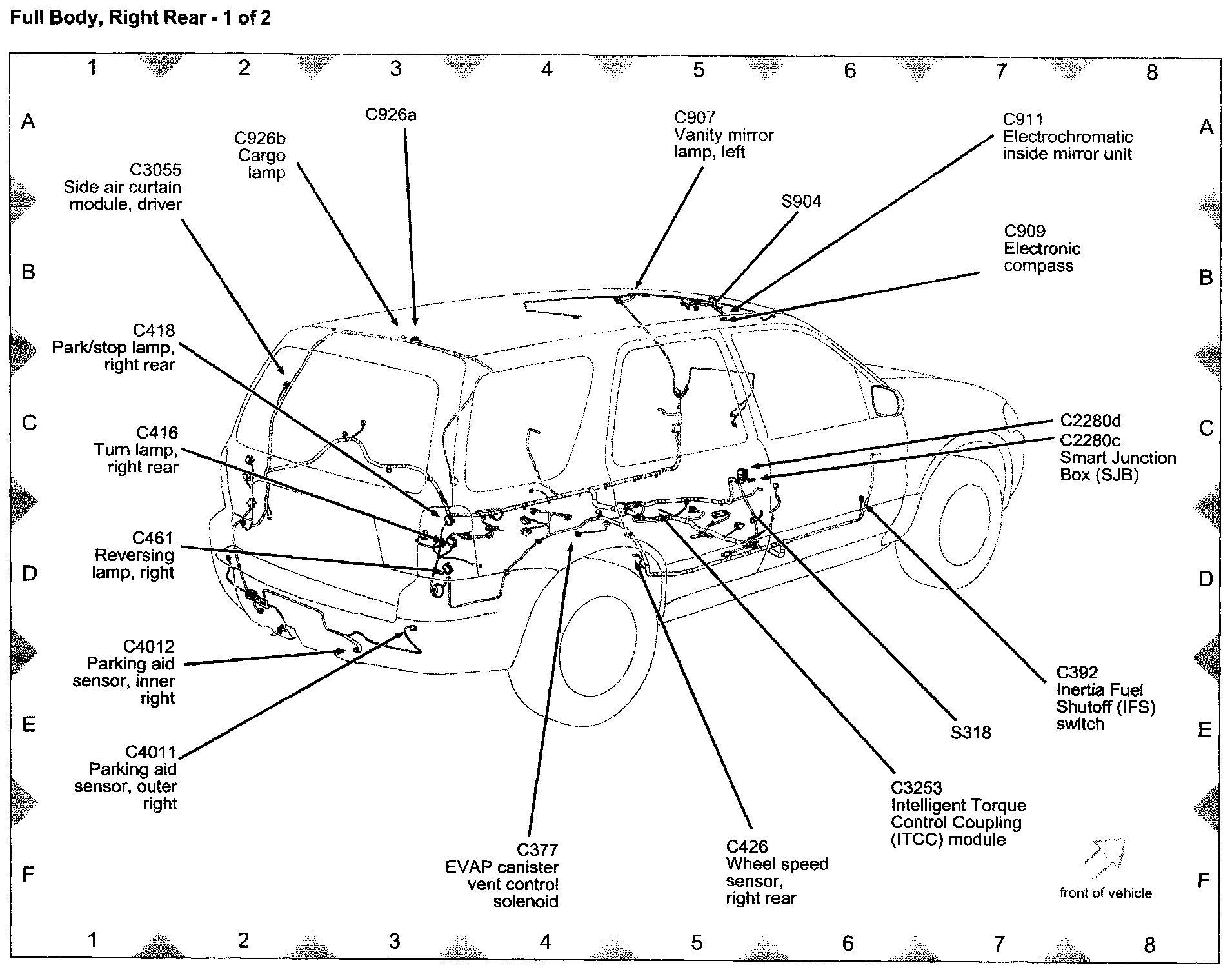 Factory diagram — Control Module