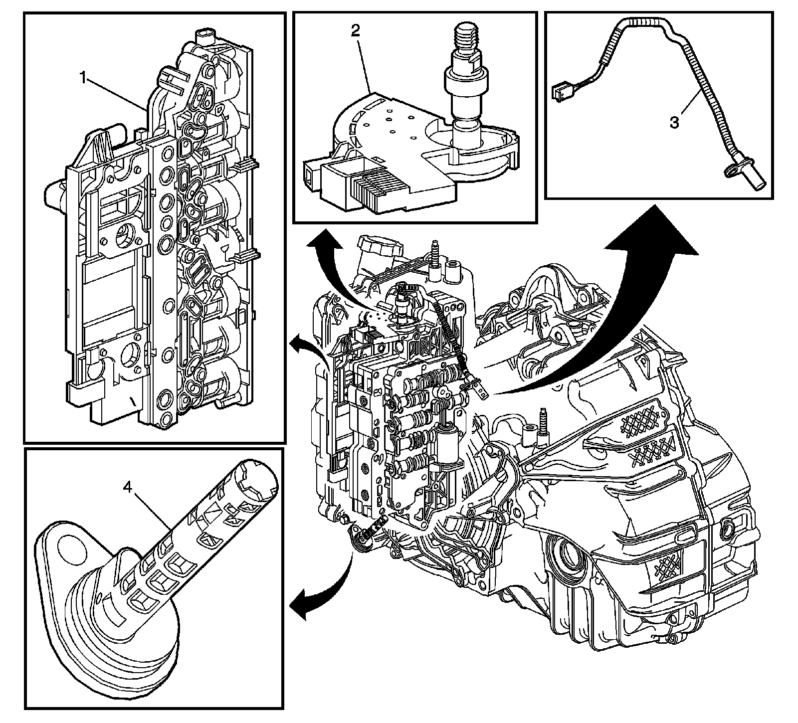 Factory diagram — Transmission Speed Sensor