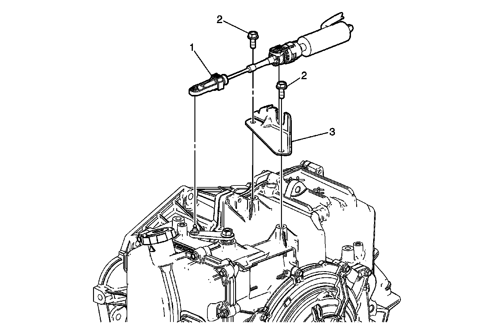 Factory diagram — Shift Cable