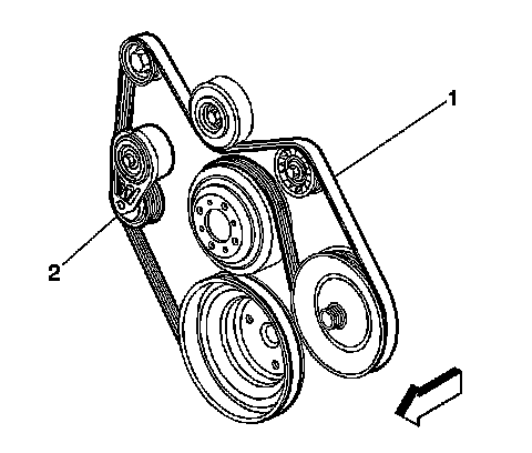 Factory diagram — Drive Belt