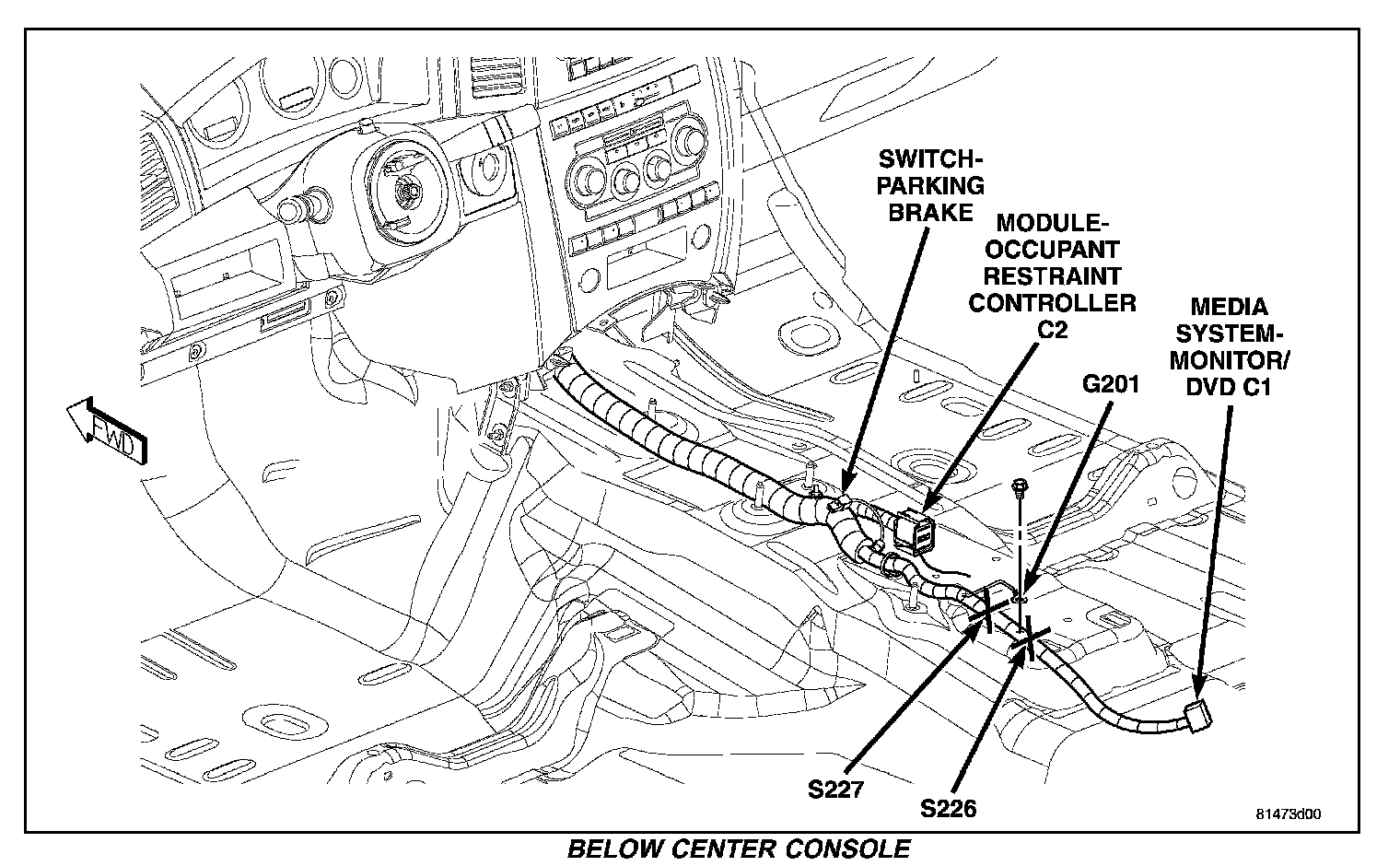 Factory diagram — Air Bag Control Module
