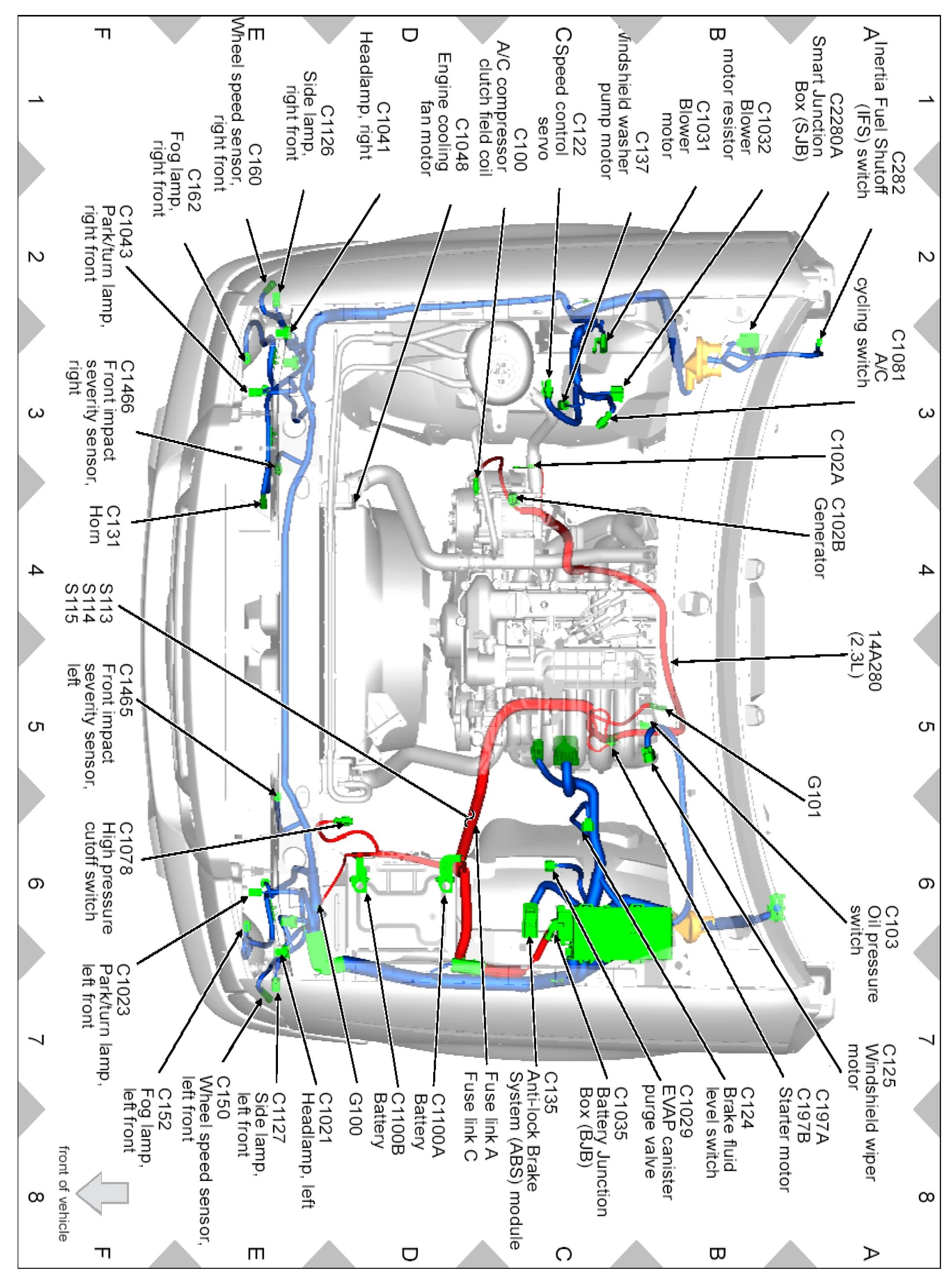 Factory diagram — Wheel Speed Sensor