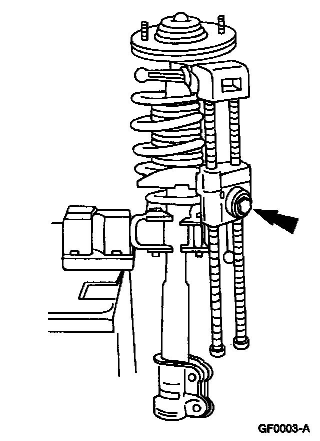 Factory diagram — Suspension Strut / Shock Absorber