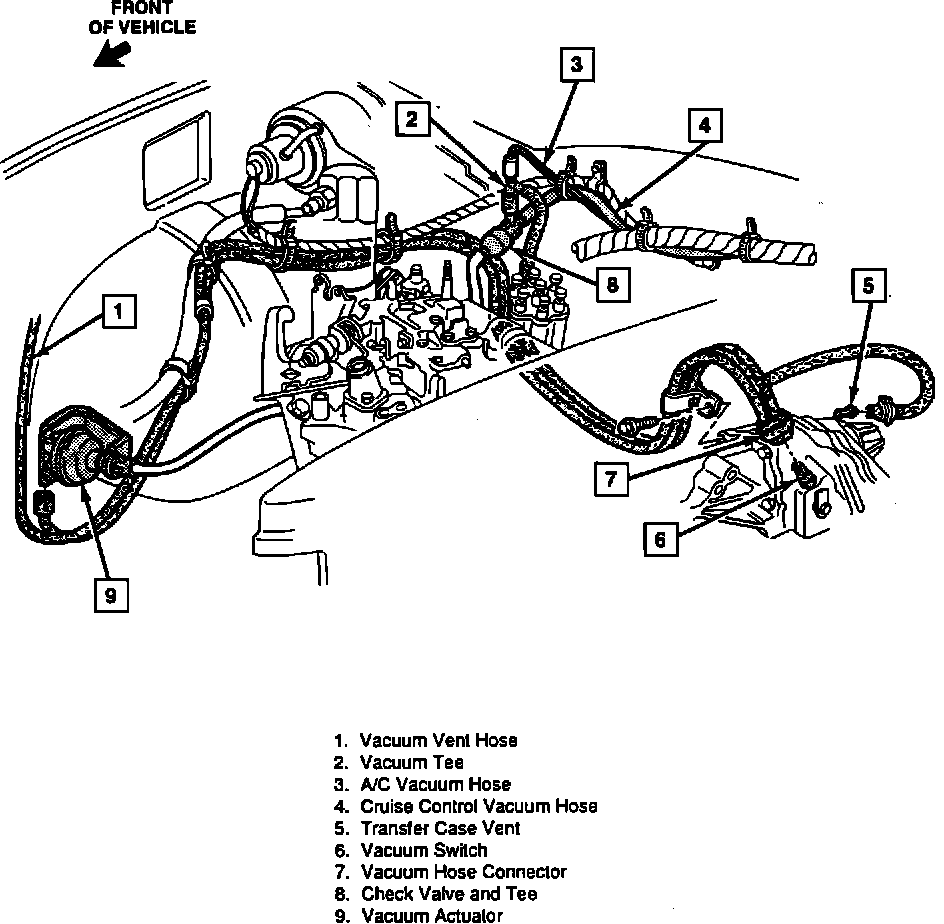 Factory diagram — Transfer Case Actuator