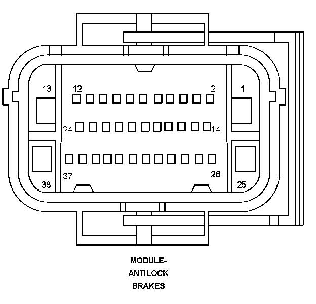 Factory diagram — Electronic Brake Control Module