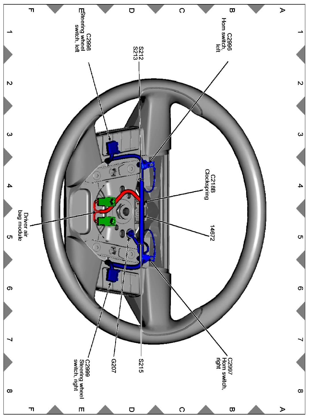 Factory diagram — Horn Switch