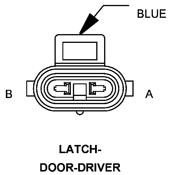 Factory diagram — Power Door Lock Actuator