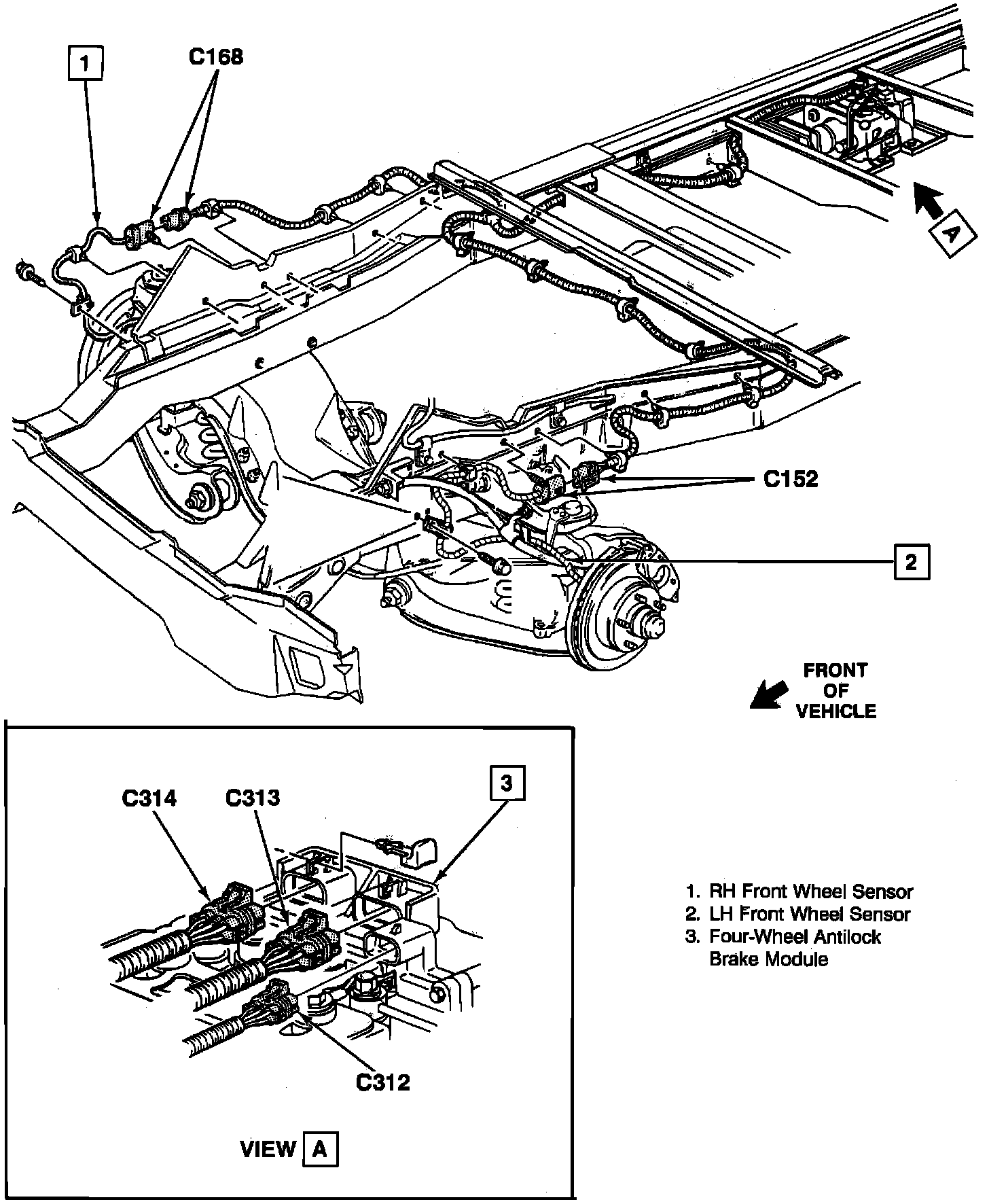 Factory diagram — Electronic Brake Control Module
