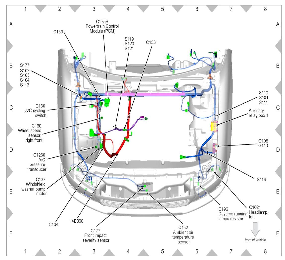 Factory diagram — Engine Control Module