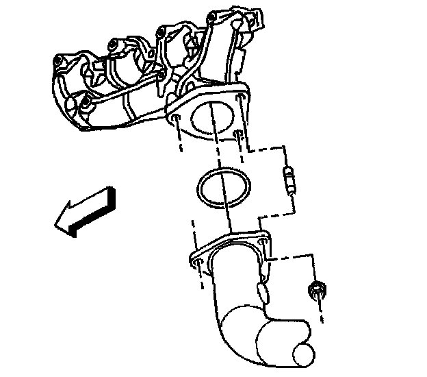 Factory diagram — Exhaust Manifold