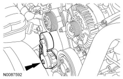 Factory diagram — Drive Belt Tensioner